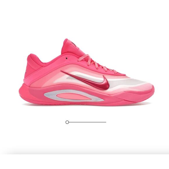 Nike A'One PInk Womens Size 10 Sneaker Aja Wilson Las Vegas Aces Backetball New - Picture 1 of 12